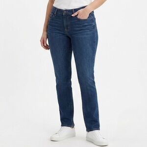 LEVI’S Slight Curve ID Classic Rise Slim Jean Blue Denim Straight Figure